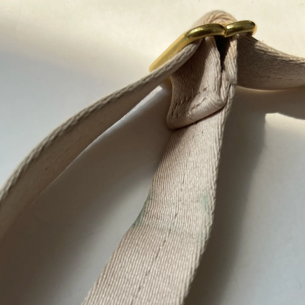 Coach Knit Messenger Crossbody Green Signature Canvas F28502